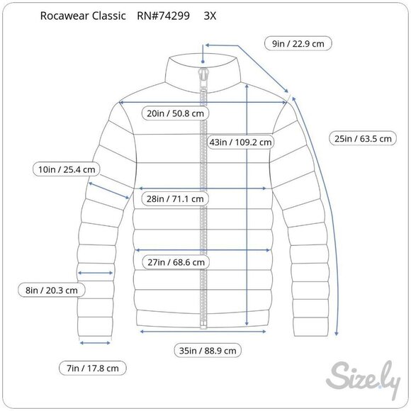 Rocawear Classic Women's Puffer Jacket Coat Black Size 3X - Picture 10 of 10